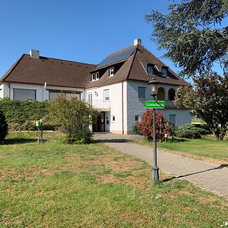 Gaestehaus An Der Rheinbruecke Altlussheim ภายนอก รูปภาพ